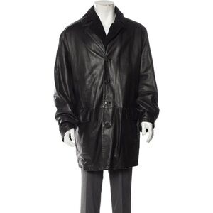 Gimo's Italiana Leather Overcoat